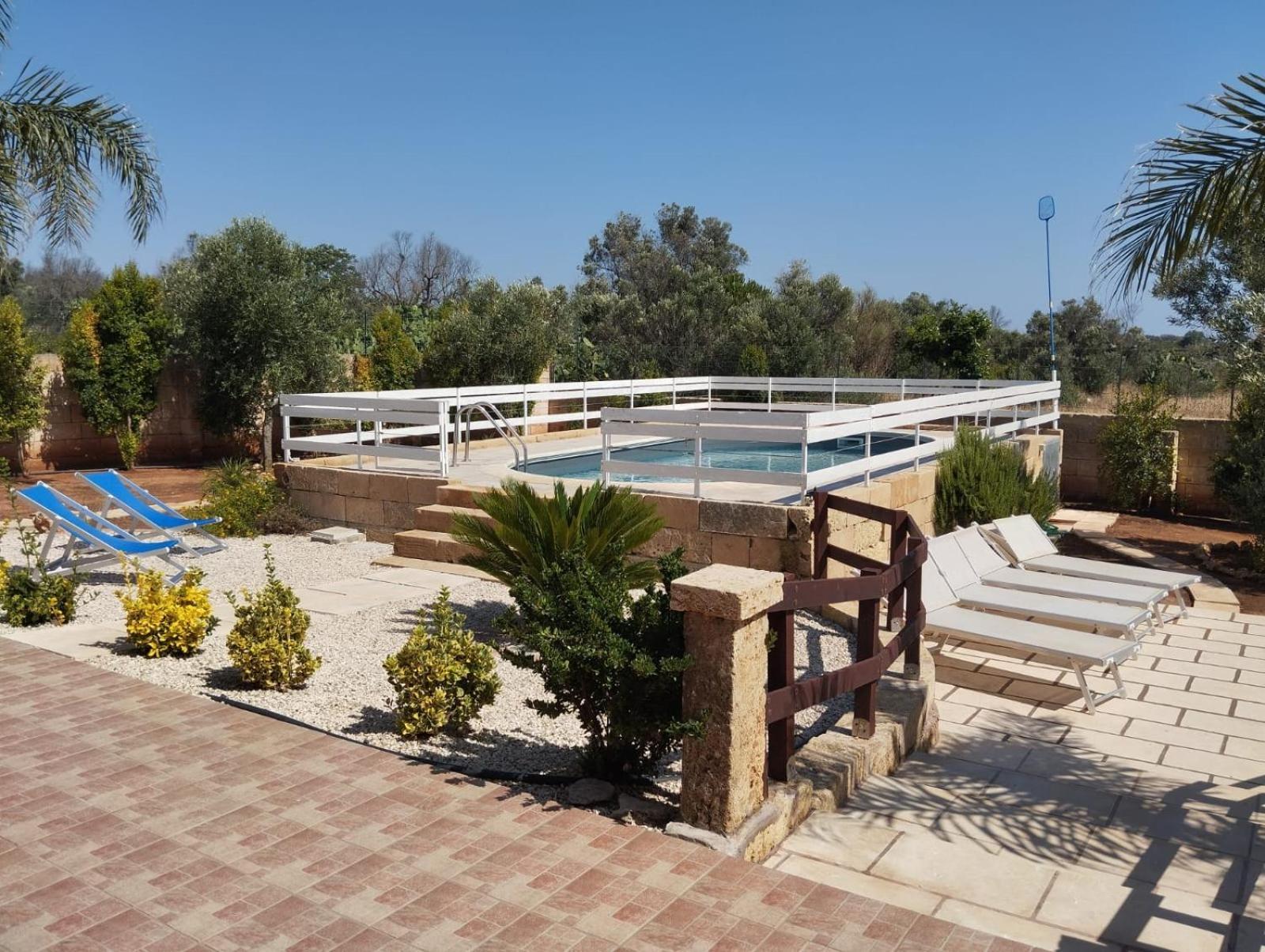 Villetta Mari Con Piscina Esclusiva Nel Salento Capilungo Ngoại thất bức ảnh